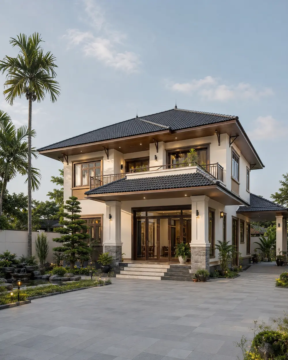 Biệt thự mái Nhật 2 tầng – khu vườn tĩnh tại Bắc Ninh