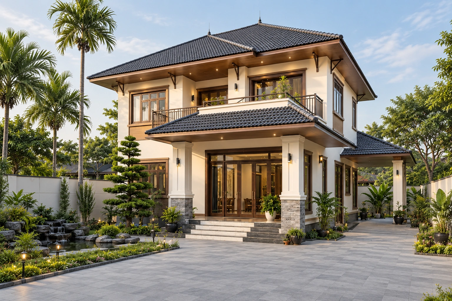 Biệt thự mái Nhật 2 tầng – khu vườn tĩnh tại Bắc Ninh