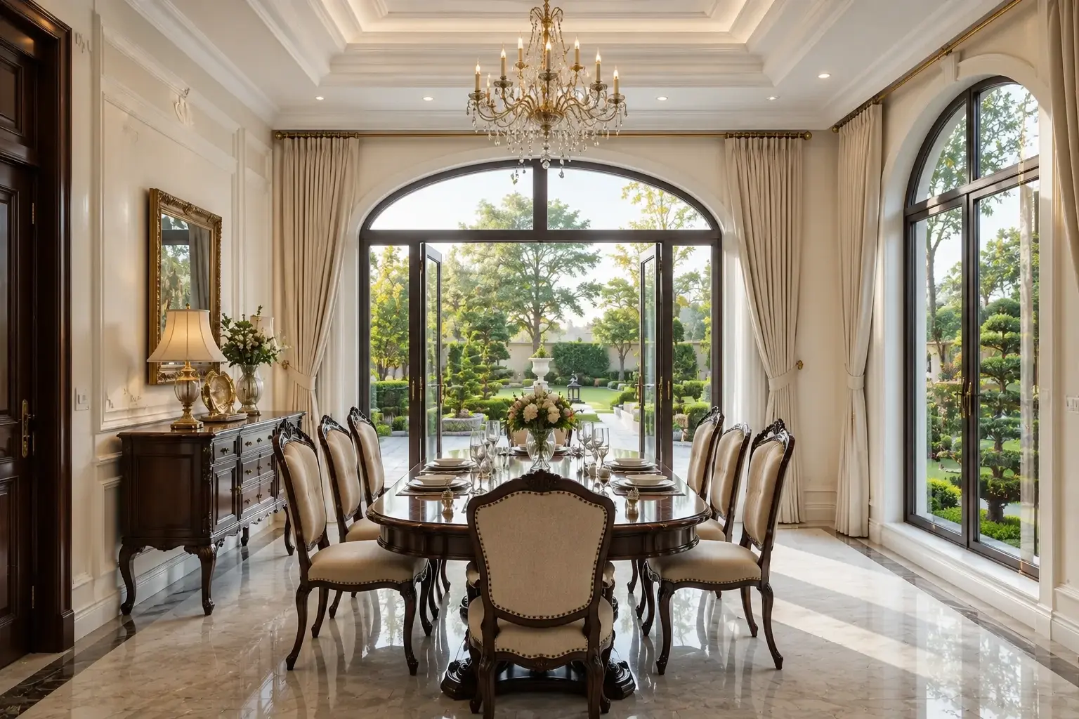 Phòng ăn – Biệt thự tân cổ điển thanh lịch tại Bắc Giang