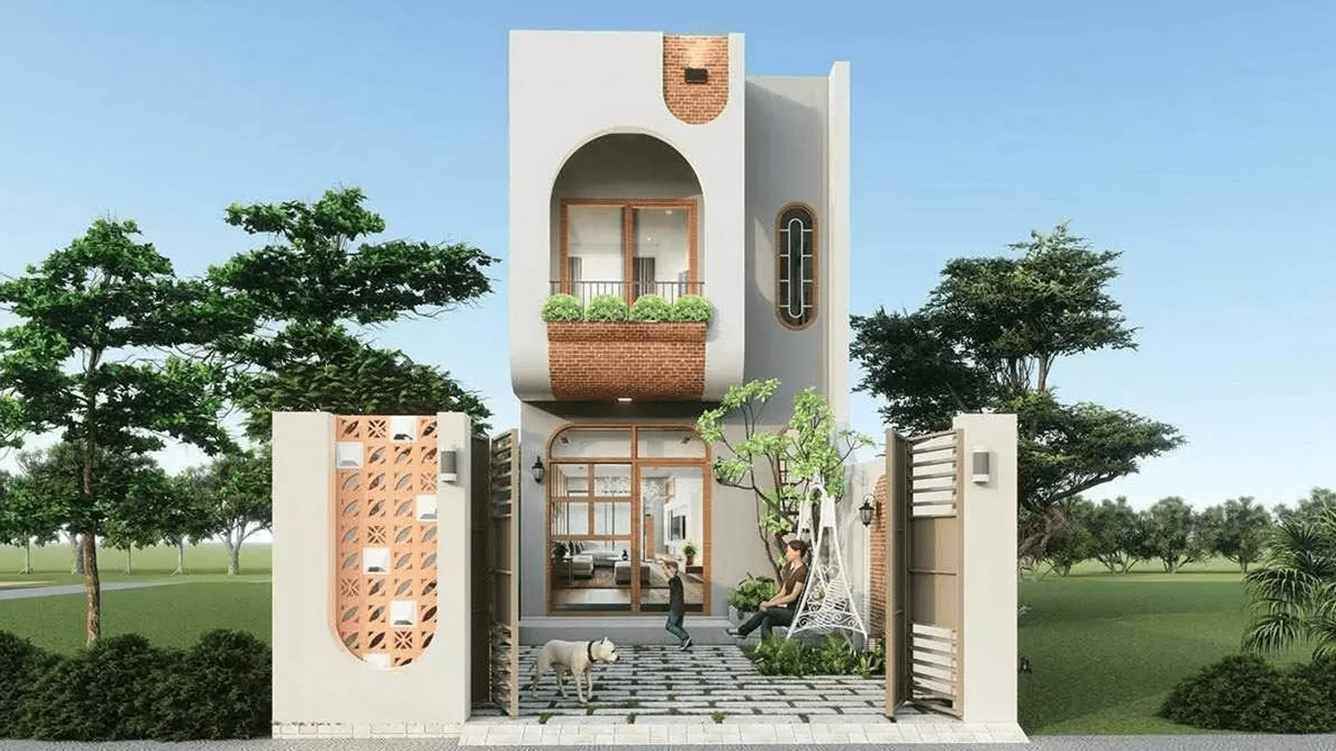 Thiết kế nhà phố 2 tầng cho Anh Thọ – Thủy Nguyên, Hải Phòng