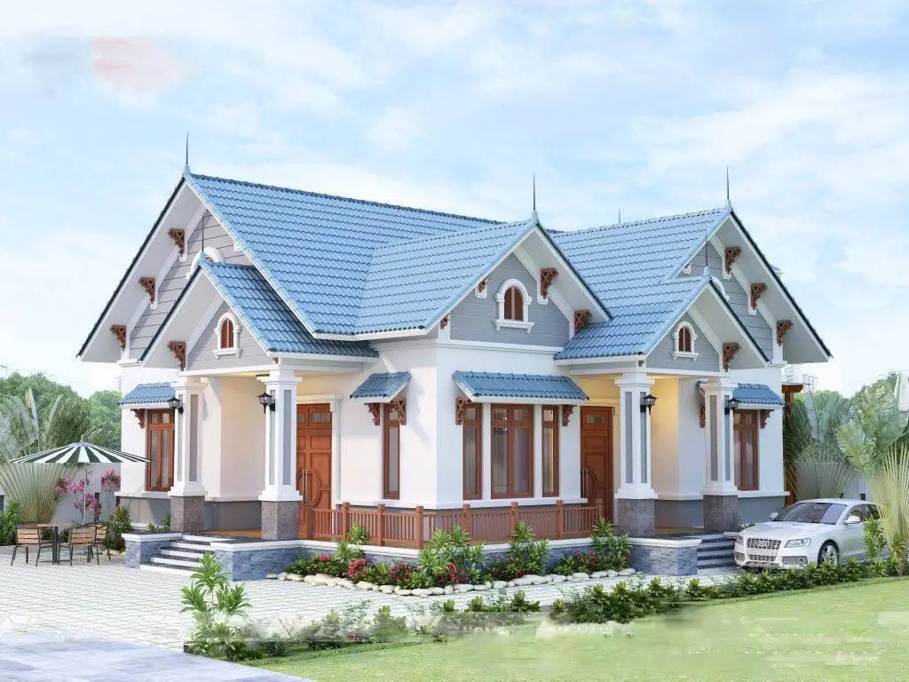 Thiết kế kiến trúc nhà mái Thái