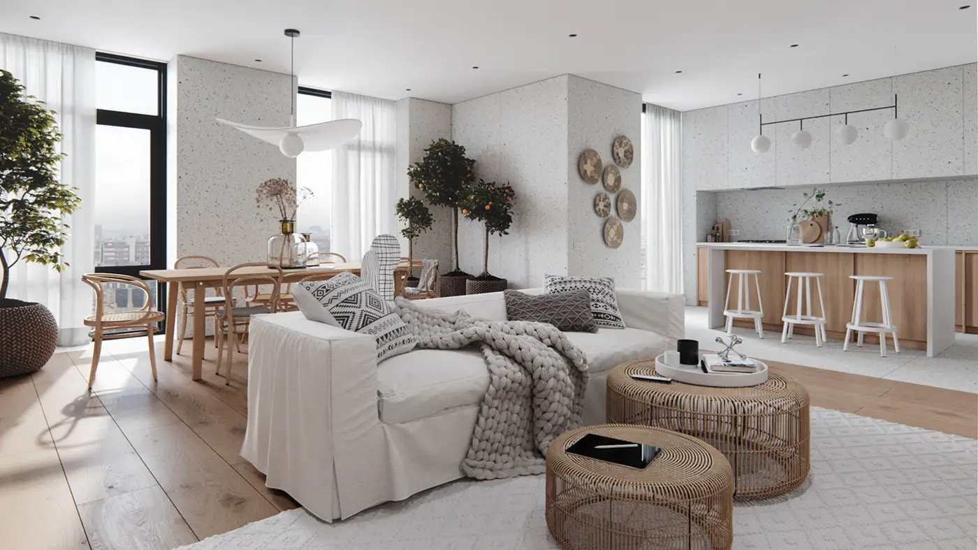 Thiết kế nội thất chung cư phong cách Bắc Âu