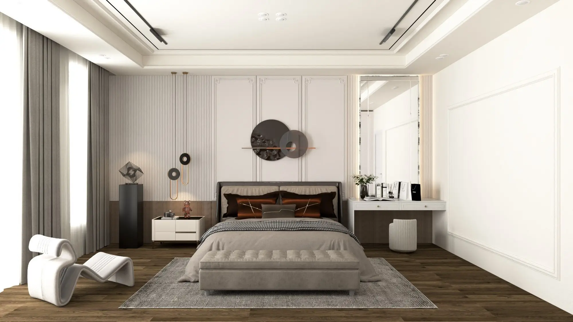 Thiết kế nội thất phòng ngủ trong chung cư