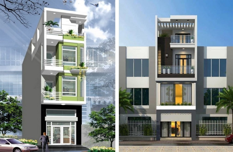 Ban công nhà ống siêu tiết kiệm