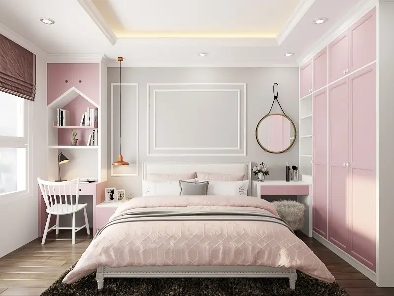 Những điểm cần lưu ý khi lên ý tưởng thiết kế phòng ngủ cho bé gái 
