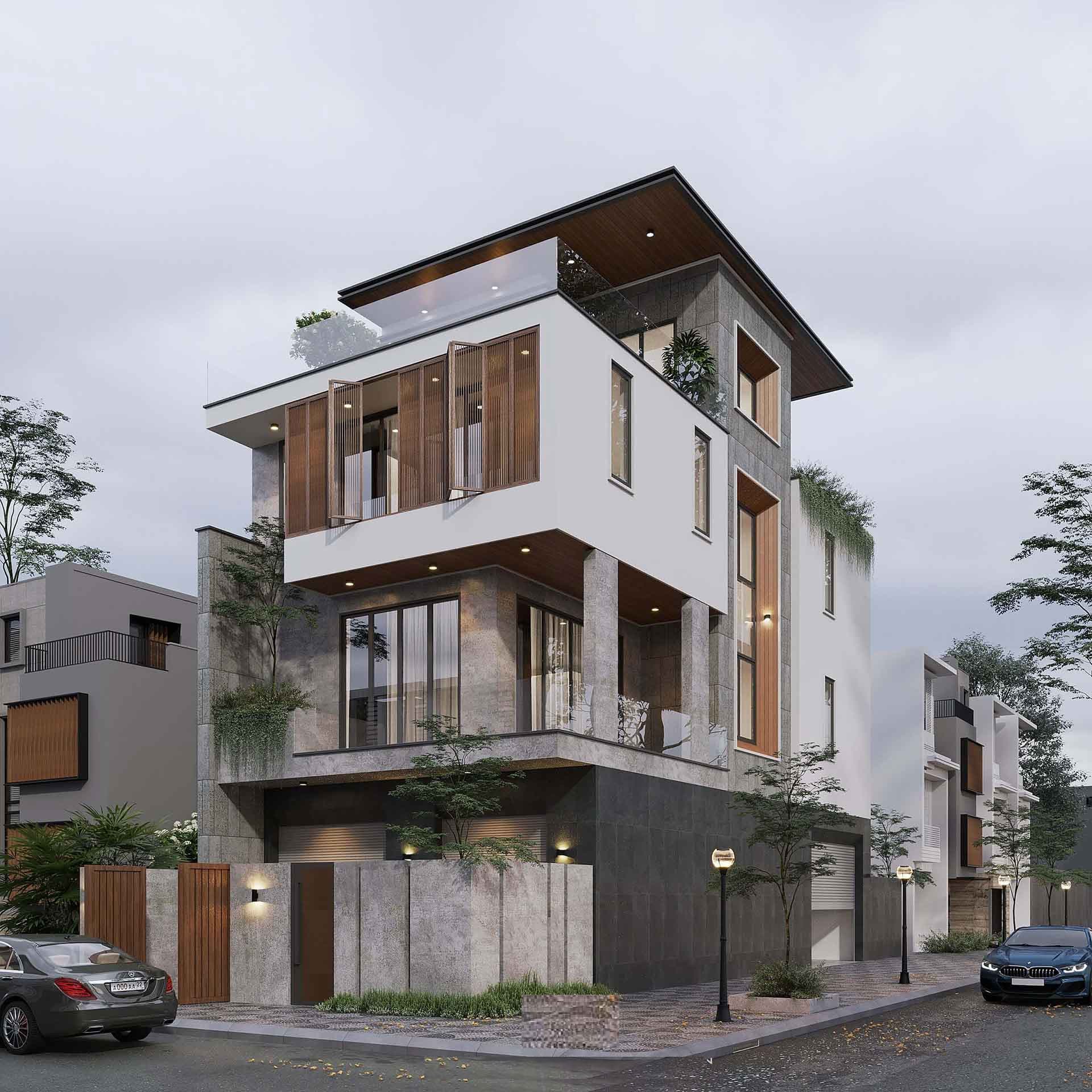 Dự án thiết kế nhà phố cho chị Hân - Thái Bình