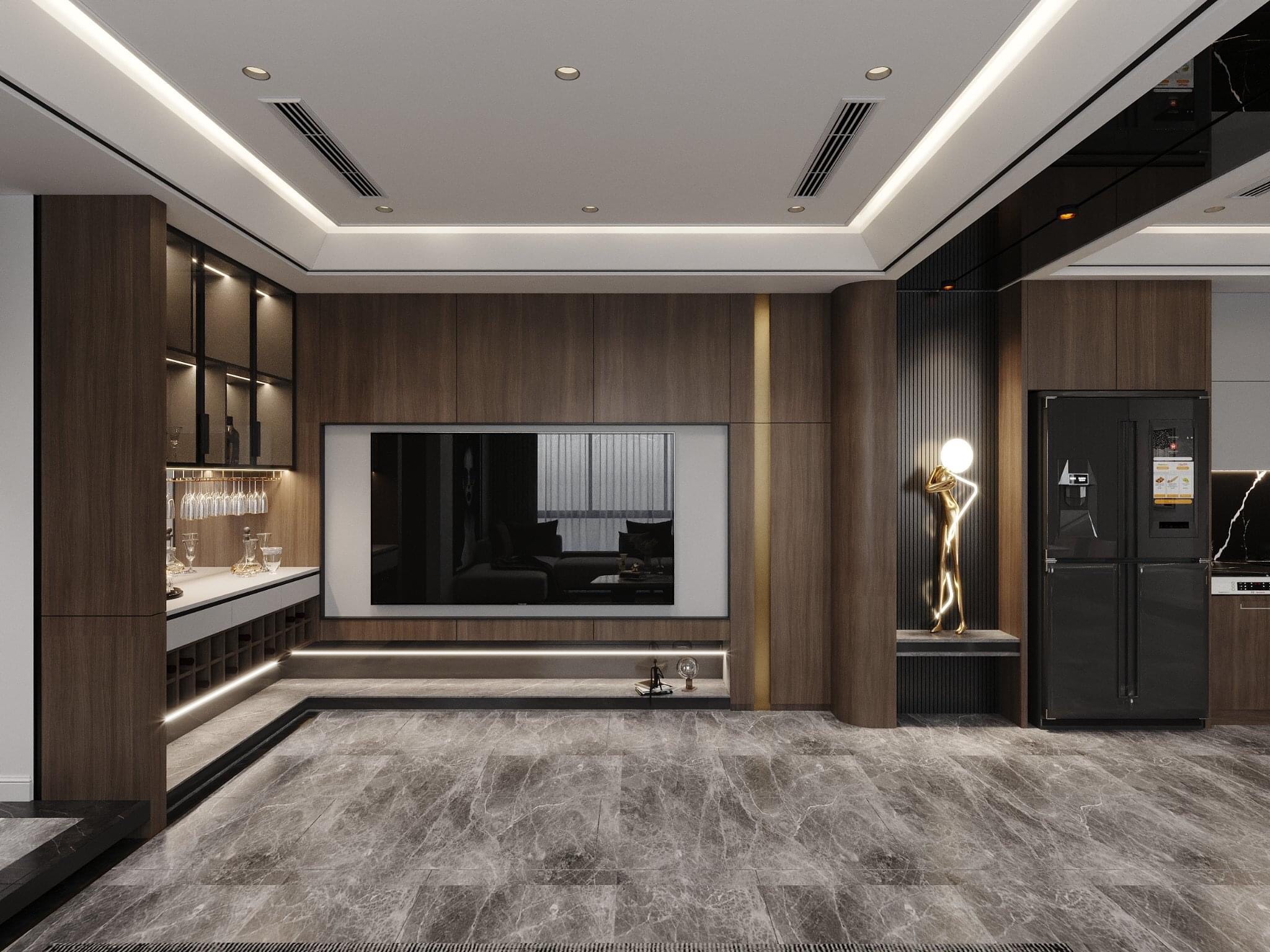 Thiết kế nhà tại Bắc Giang-Nội thất chung cư