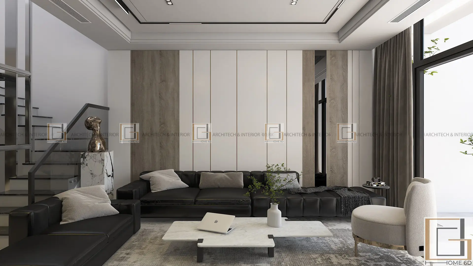 Thiết kế nội thất theo phong cách hiện đại