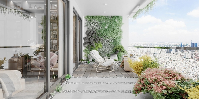 Ban công nhà phố tuyệt đẹp