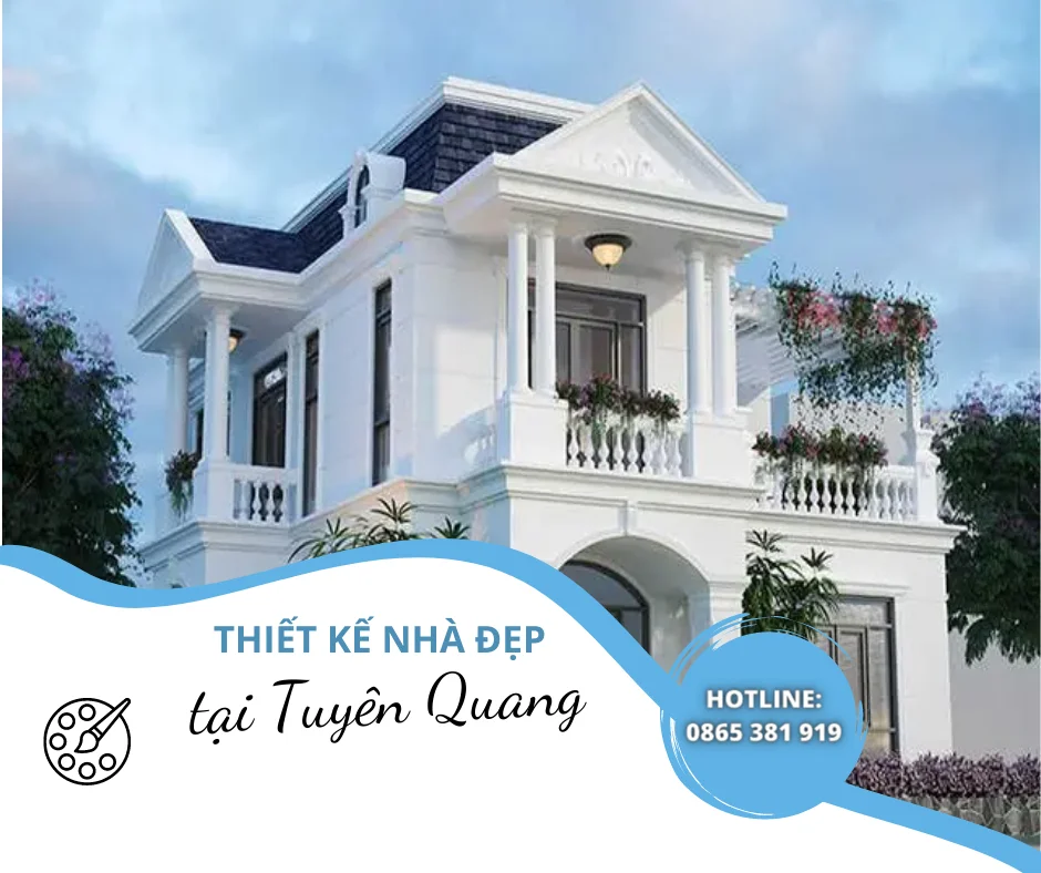 Thiết kế nhà đẹp tại Tuyên Quang – Sự hiện đại của núi rừng