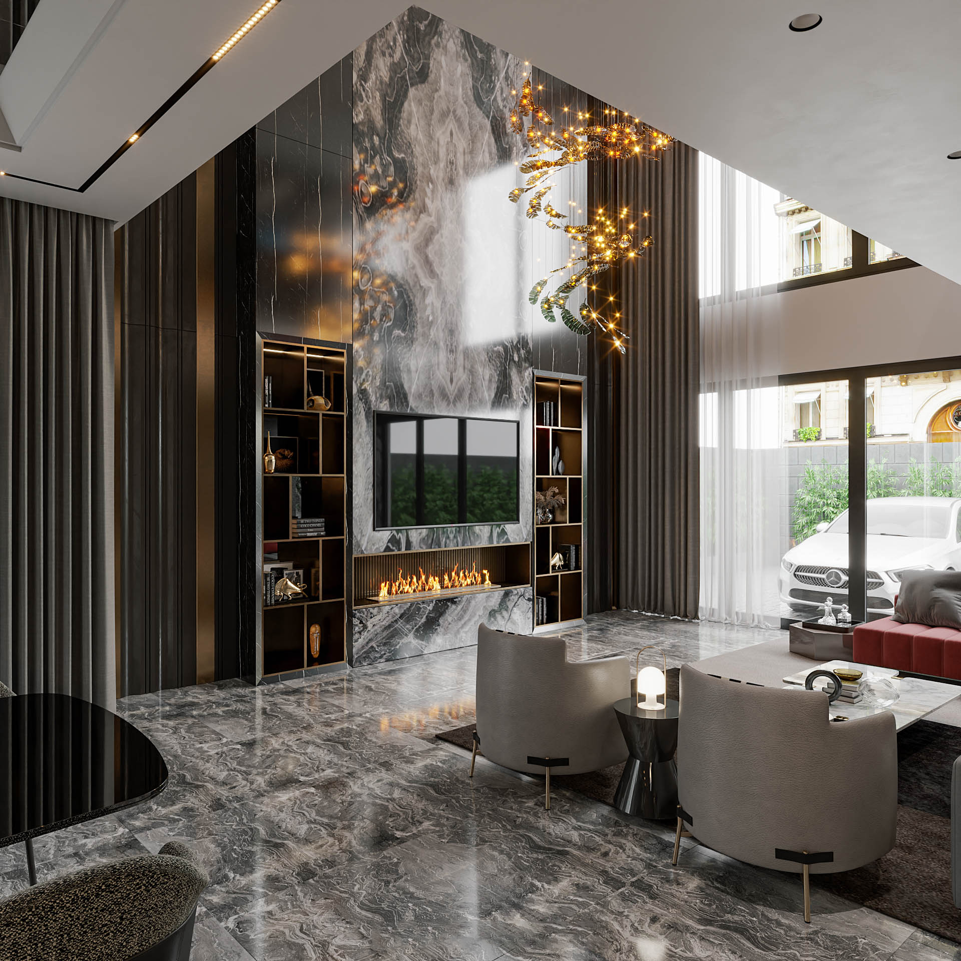 Thiết kế nhà đẹp tại Yên Bái, nội thất villa chị Hồng