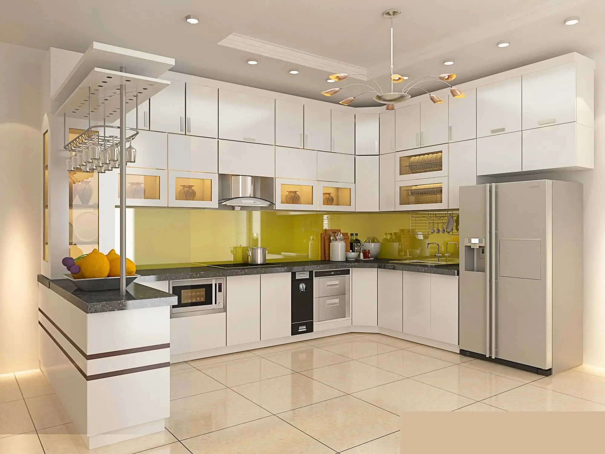Thiết kế nội thất tại Vĩnh Phúc cho căn bếp hiện đại