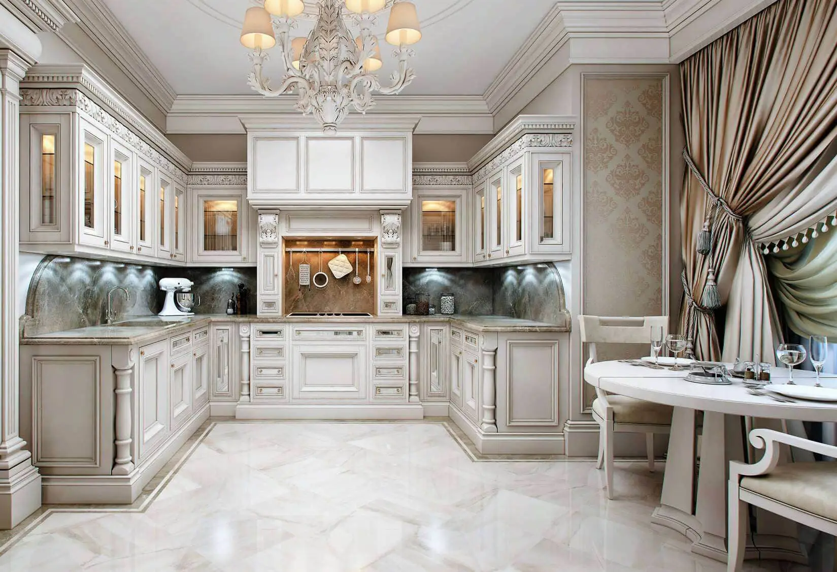 Thiết kế nội thất phòng bếp theo phong cách Scandinavian