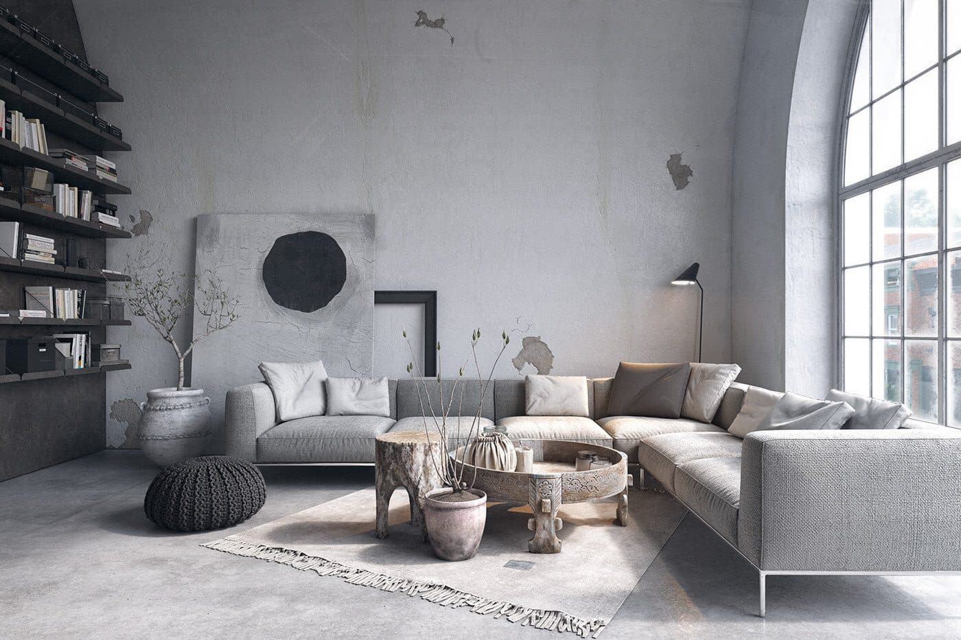 Phòng khách thiết kế theo phong cách Scandinavian tại Vĩnh Phúc