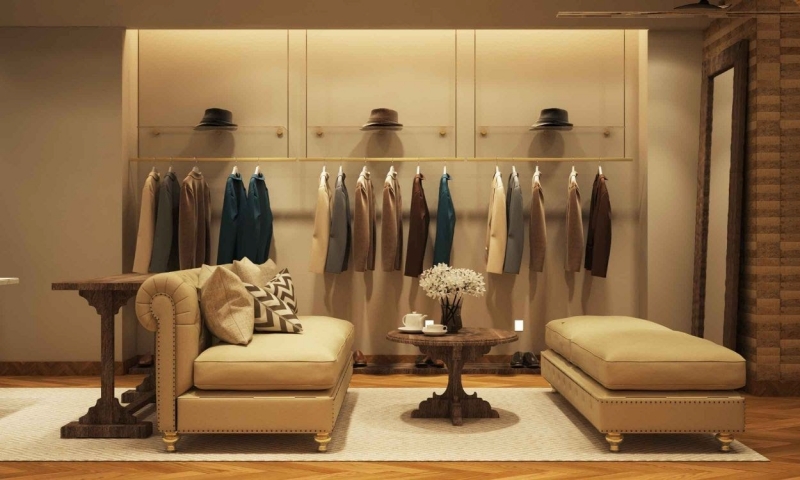 Thiết kế shop quần áo phong cách châu Âu