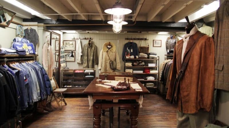 Thiết kế shop quần áo phong cách Vintage