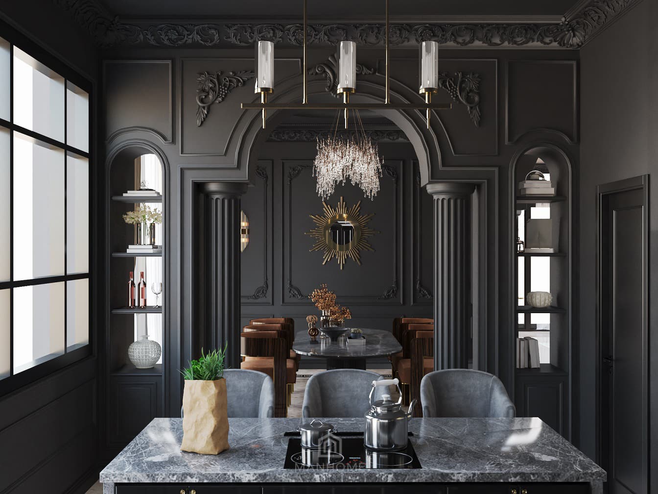 Chuẩn bị bản thiết kế nội thất cho căn nhà