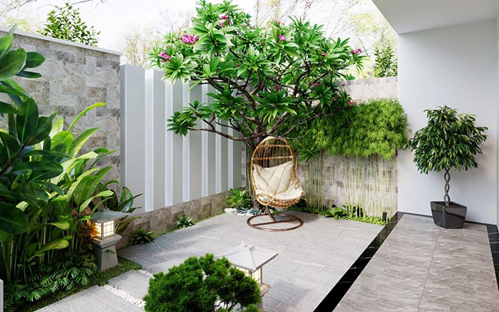 12+ mẫu sân vườn nhỏ đẹp đầy tinh tế