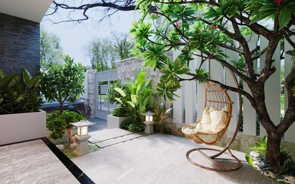 12+ mẫu sân vườn nhỏ đẹp đầy tinh tế