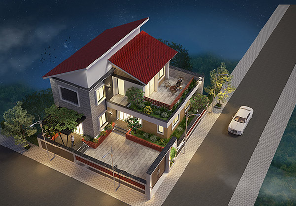 Top 9+ mẫu biệt thự tân cổ điển 2 tầng 1 tỷ mới nhất