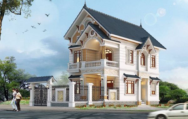 Top 9+ mẫu biệt thự tân cổ điển 2 tầng 1 tỷ mới nhất