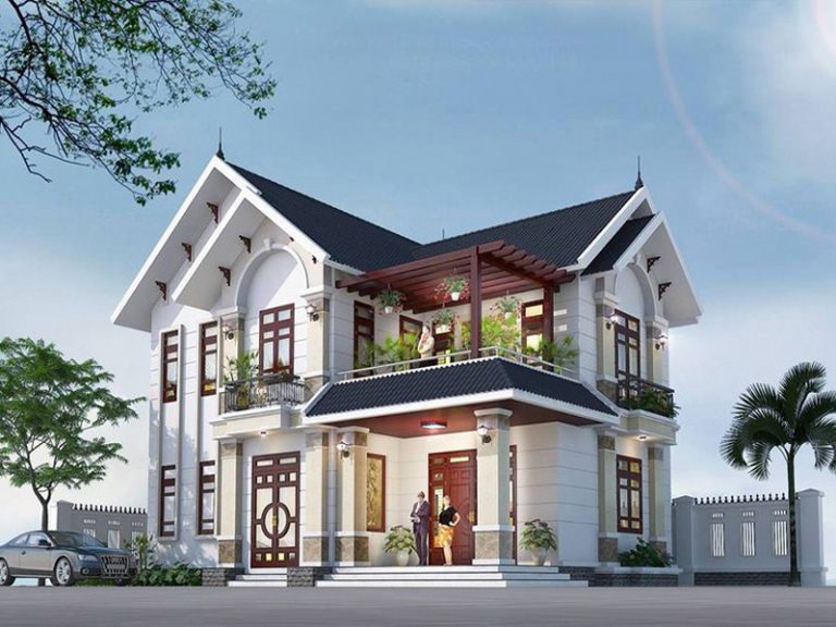 Top 9+ mẫu biệt thự tân cổ điển 2 tầng 1 tỷ mới nhất