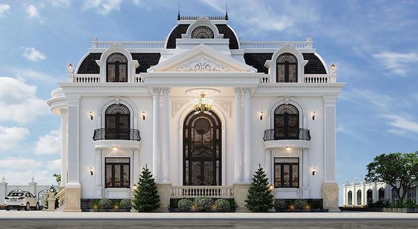 Top 9+ mẫu biệt thự tân cổ điển 2 tầng 1 tỷ mới nhất