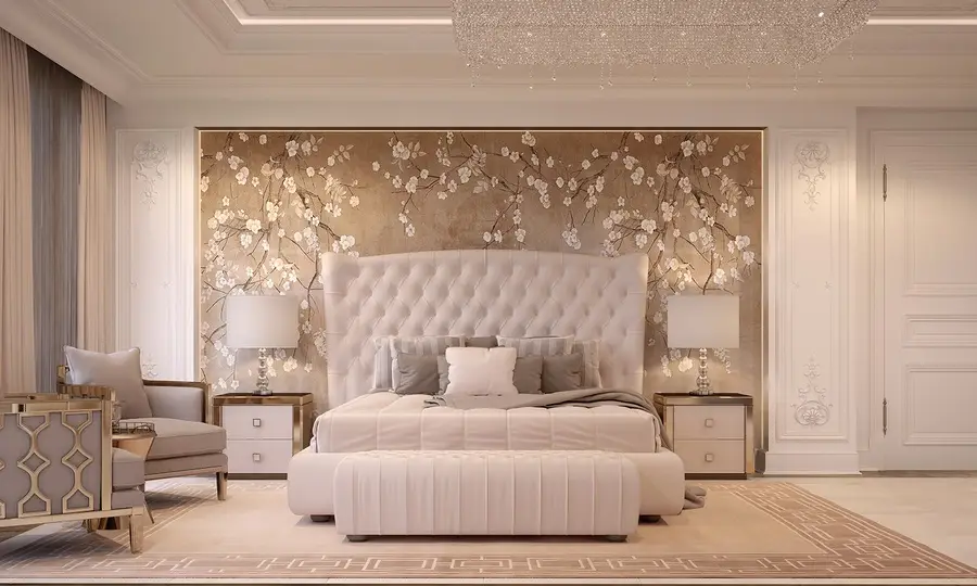 Top 10+ mẫu giấy dán tường phòng ngủ đẹp mắt và sang trọng