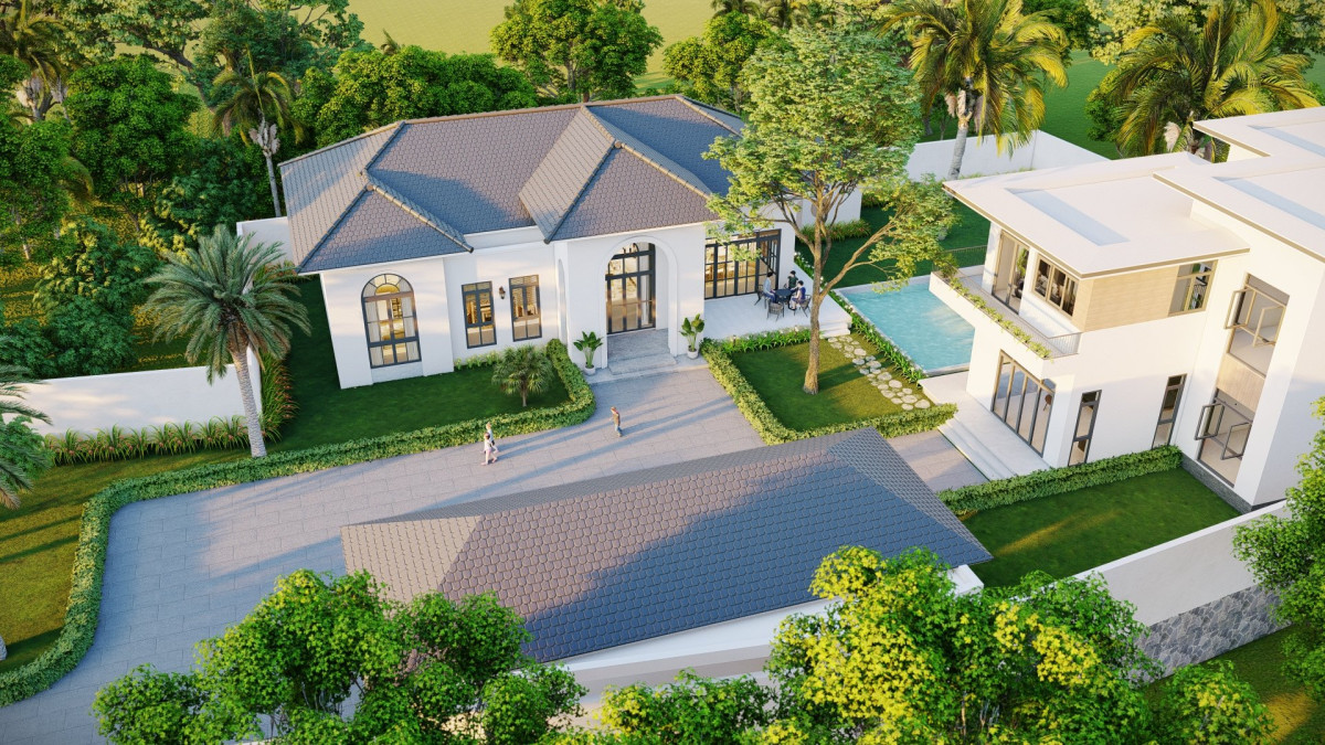 Biệt thự sân vườn - Nơi để tận hưởng cuộc sống đích thực
