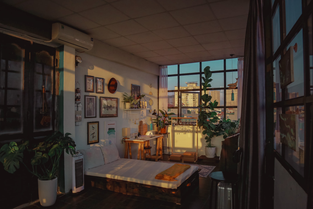 Decor phòng ngủ sạch sẽ, gọn gàng