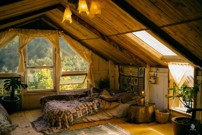 Decor phòng ngủ chill tại Đà Lạt