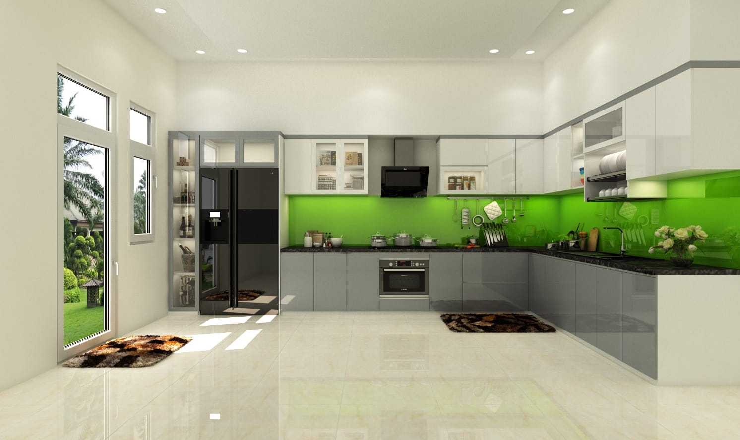 Phòng bếp người mệnh mộc