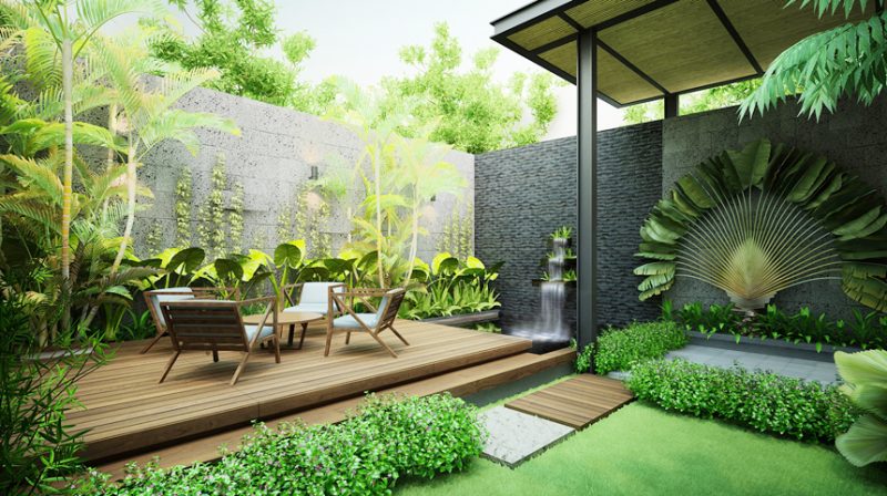 12+ mẫu sân vườn nhỏ đẹp đầy tinh tế
