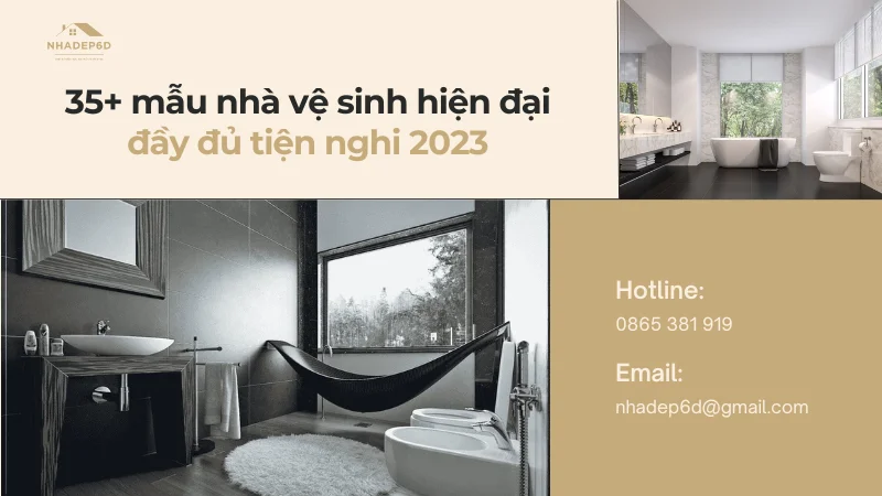 35+ mẫu nhà vệ sinh hiện đại, tiện nghi nhất 2024