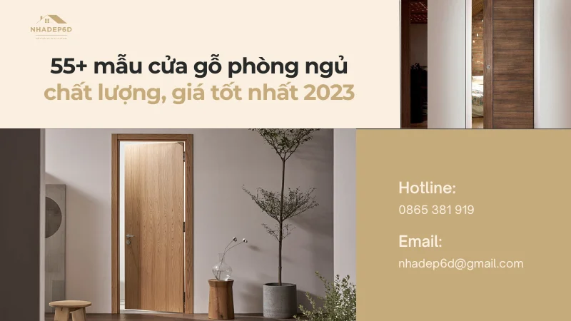 55+ mẫu cửa gỗ phòng ngủ chất lượng, giá tốt nhất 2024