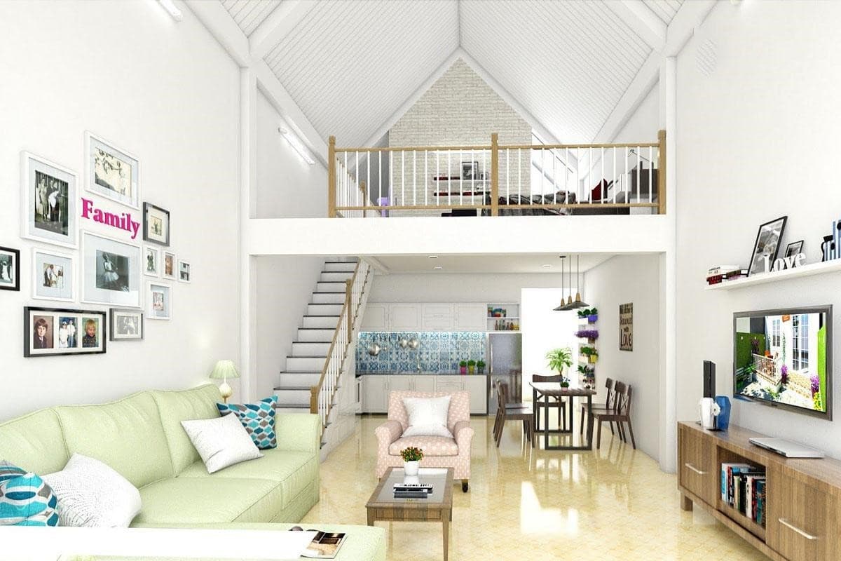 Tham khảo mức giá thi công nhà gác lửng 3 phòng ngủ 