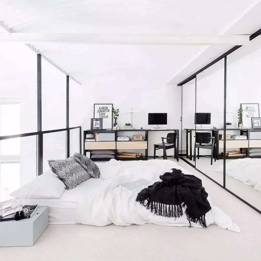 Tham khảo mẫu phòng ngủ trang trí theo phong cách không giường 
