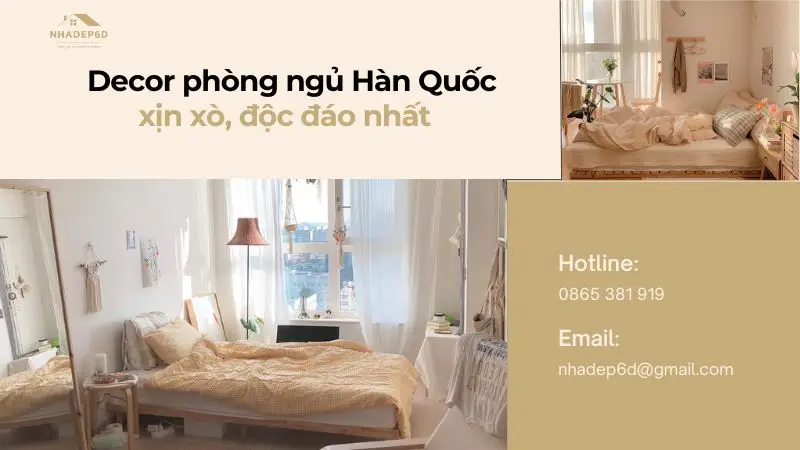 15+ ý tưởng decor phòng ngủ Hàn Quốc độc đáo, xịn sò