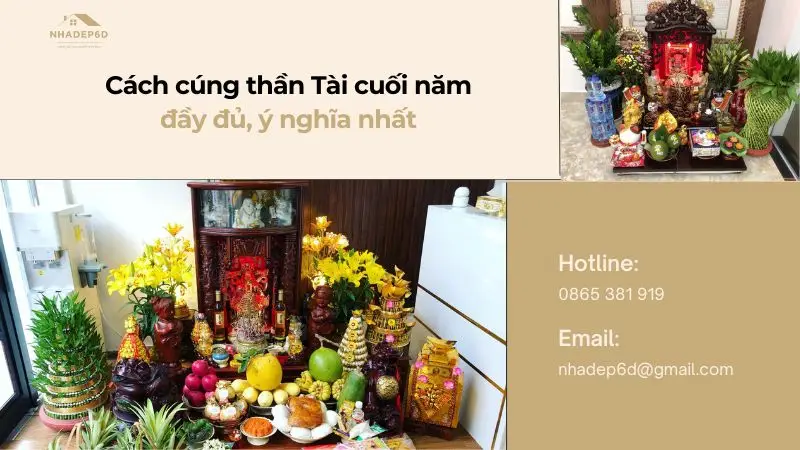 Cách làm lễ cúng thần Tài cuối năm chu đáo, đầy đủ nhất