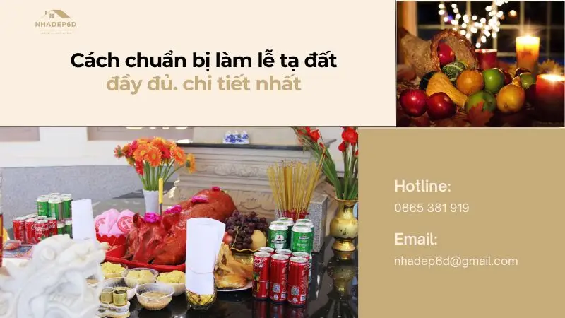 Văn khấn tạ đất và cách chuẩn bị lễ tạ đất đầy đủ nhất 