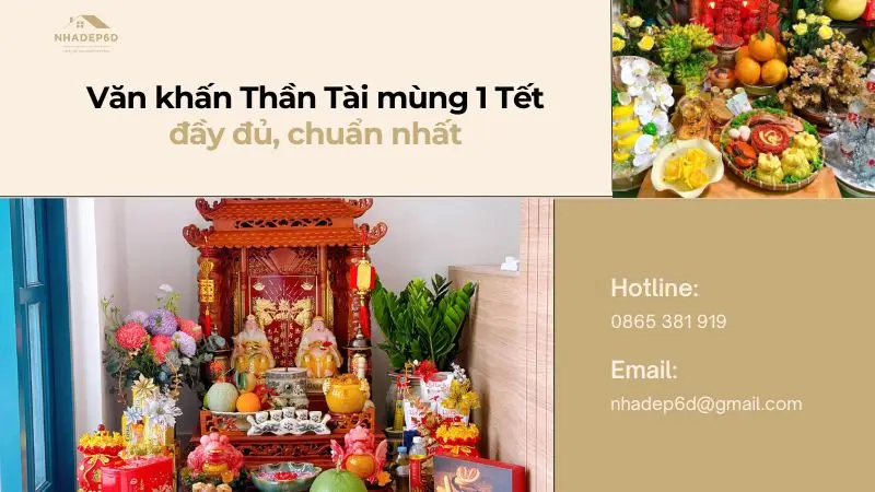 Mẫu văn khấn Thần Tài ngày mùng 1 Tết chuẩn, đầy đủ nhất