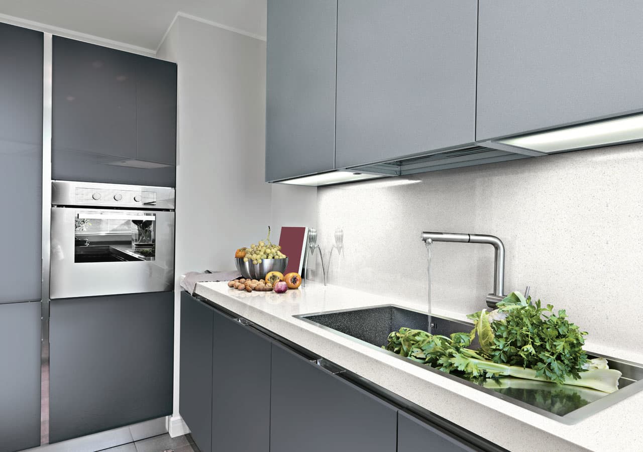 Đá Solid Surfaces ốp bếp