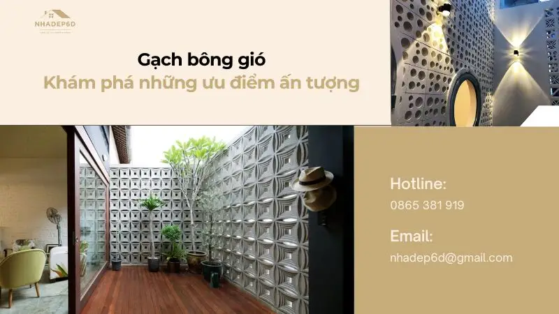 Đã mắt với các mẫu gạch bông gió cao cấp, thịnh hành 2024