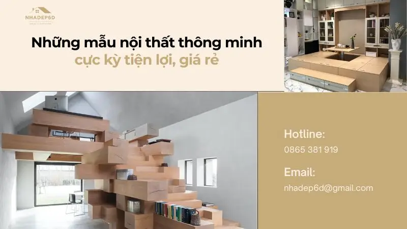 Những mẫu nội thất thông minh giá rẻ cho căn nhà nhỏ