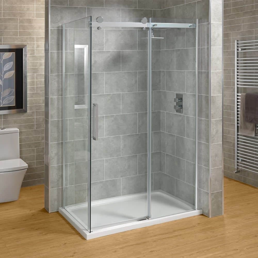 Mẫu phòng tắm kính 180 độ cao cấp