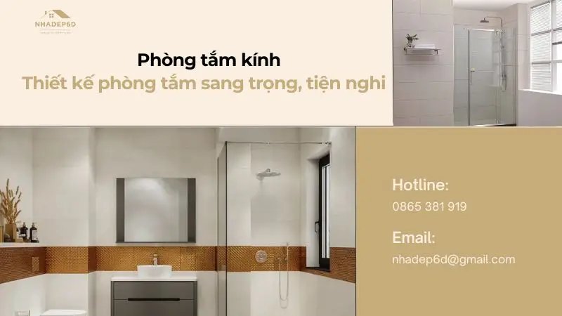 Chiêm ngưỡng các thiết kế phòng tắm kính đẹp, hiện đại 