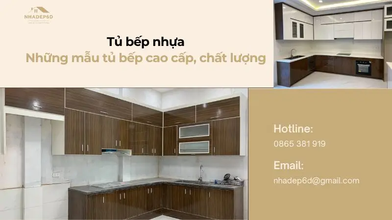 Khám phá các mẫu tủ bếp nhựa đẹp, chất lượng nhất 2024