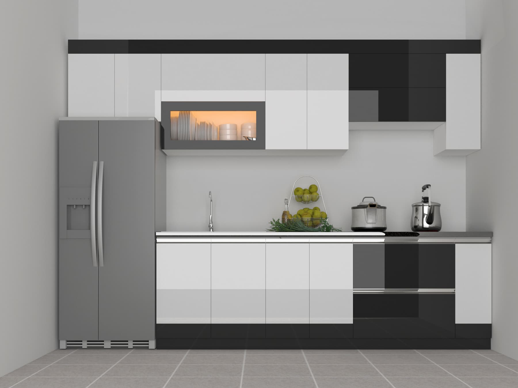 Tủ bếp nhựa PVC cao cấp