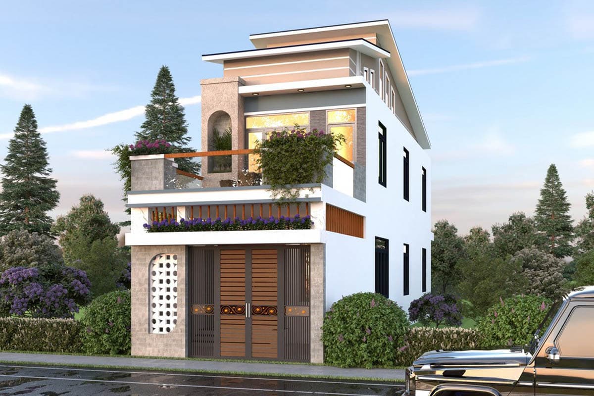 biệt thự 3 tầng sang trọng