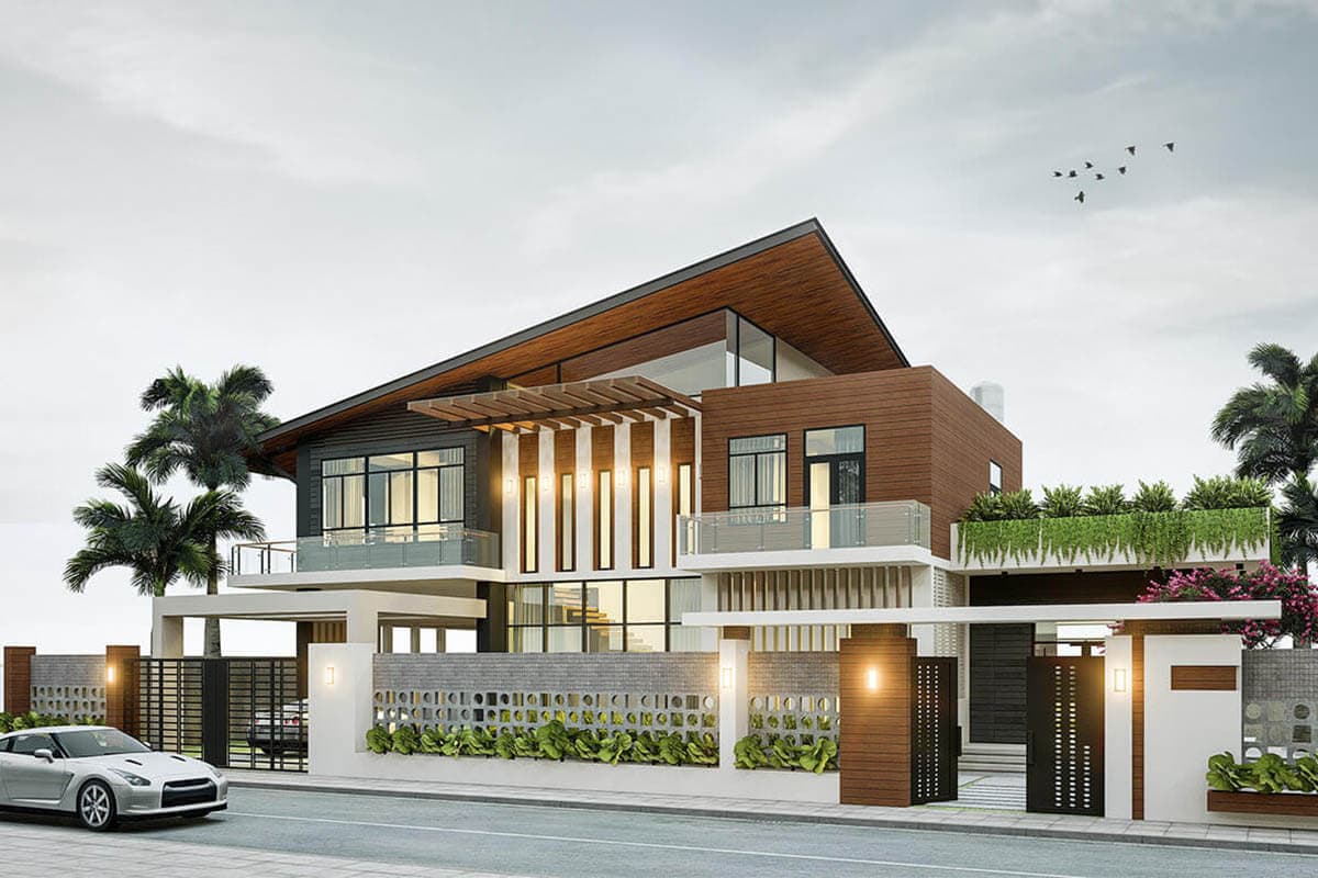 biệt thự 3 tầng sang trọng